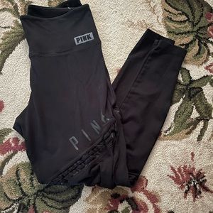 Pink black tights/leggings